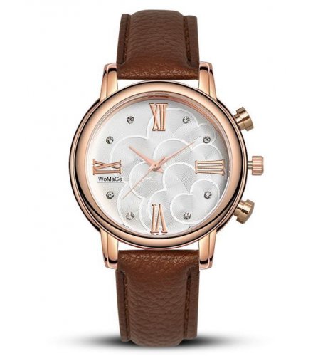 W1605 - Brown Strap Watch