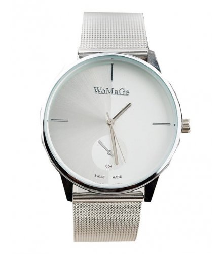 W164 - Simple silver belt Watch