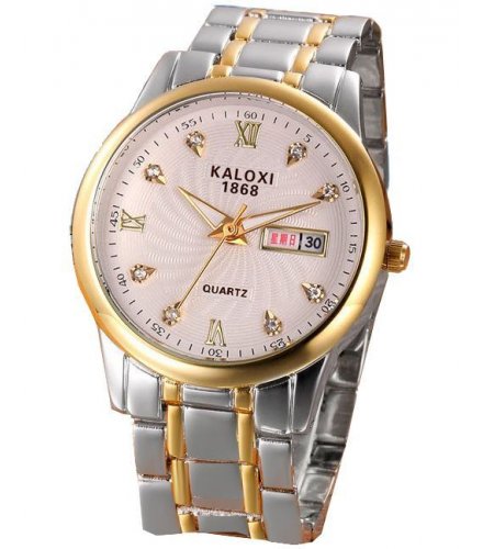 W1644 - Two Toned Mens Watch