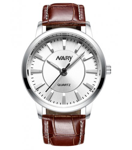W1895 - NARY Brown Dial Men's Watch