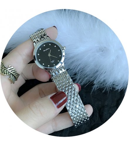 W2290 - Stainless steel diamond scale Watch