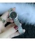 W2290 - Stainless steel diamond scale Watch