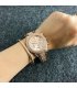 W2417 - Rose gold rhinestone Contena Watch
