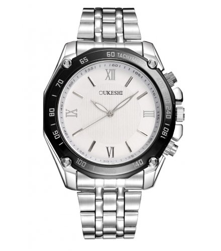 W2544 - Elegant silver Men's Watch