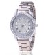 W2943 - Roman scale ladies diamond steel belt watch
