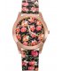 W2945 - Geneva floral silicone casual Watch