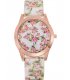 W2946 - Geneva floral silicone casual Watch