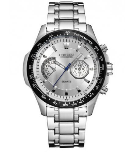 W3107 - Silver strap Men's Watch