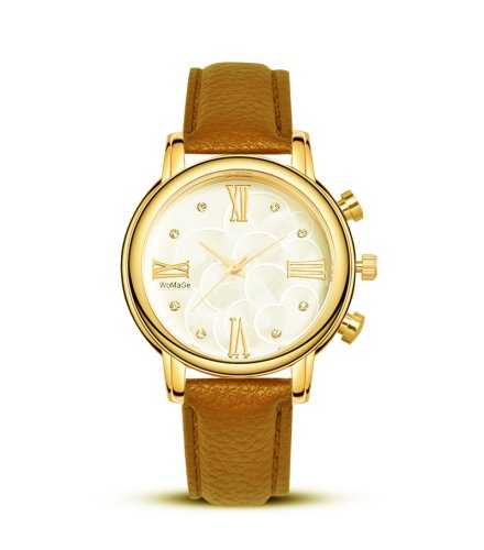 W3329 - Brown Strap Watch
