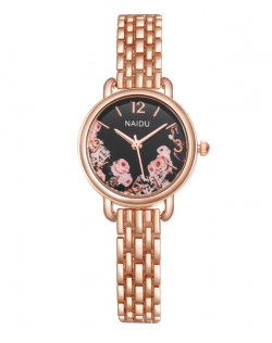 W3345 - Rose gold ladies quartz watch
