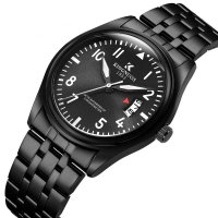 W3385 - KINGNUOS classic fashion men's steel Belt Watch