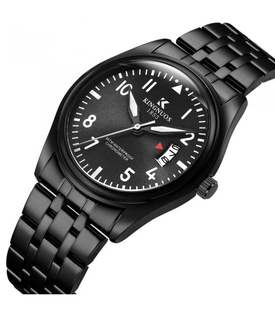 W3385 - KINGNUOS classic fashion men's steel Belt Watch