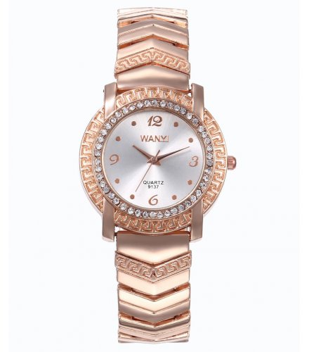 W3389 - Classic Rose Gold Watch