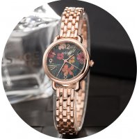 W3445 - Classic Rose Gold Watch