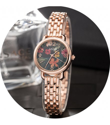W3445 - Classic Rose Gold Watch