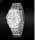 W381 - Mens white plate trendy watch