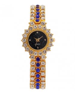 W3811 - Crown Rhinestone Fashion Watch