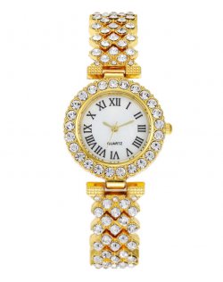 W3814 - Roman Style Diamond Ladies Watch