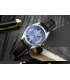 W387 - Mens Black Belt blue surface Watch