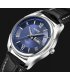 W387 - Mens Black Belt blue surface Watch
