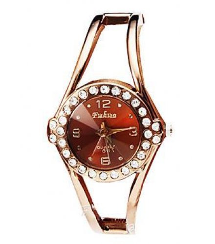 W566  - Crystal bracelet Rose Watch