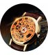 W837 - Vintage hollow gold quartz watch