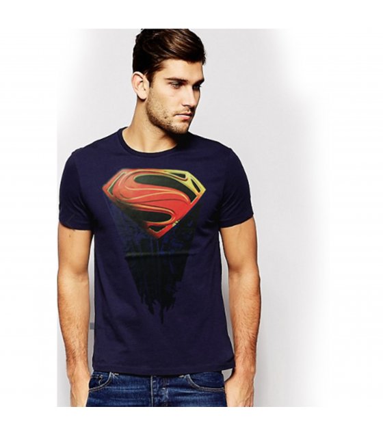 dark blue superman t shirt