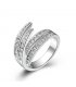 R069 - Silver Double Layer Ring