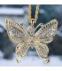 N182 - Exquisite diamond butterfly necklace